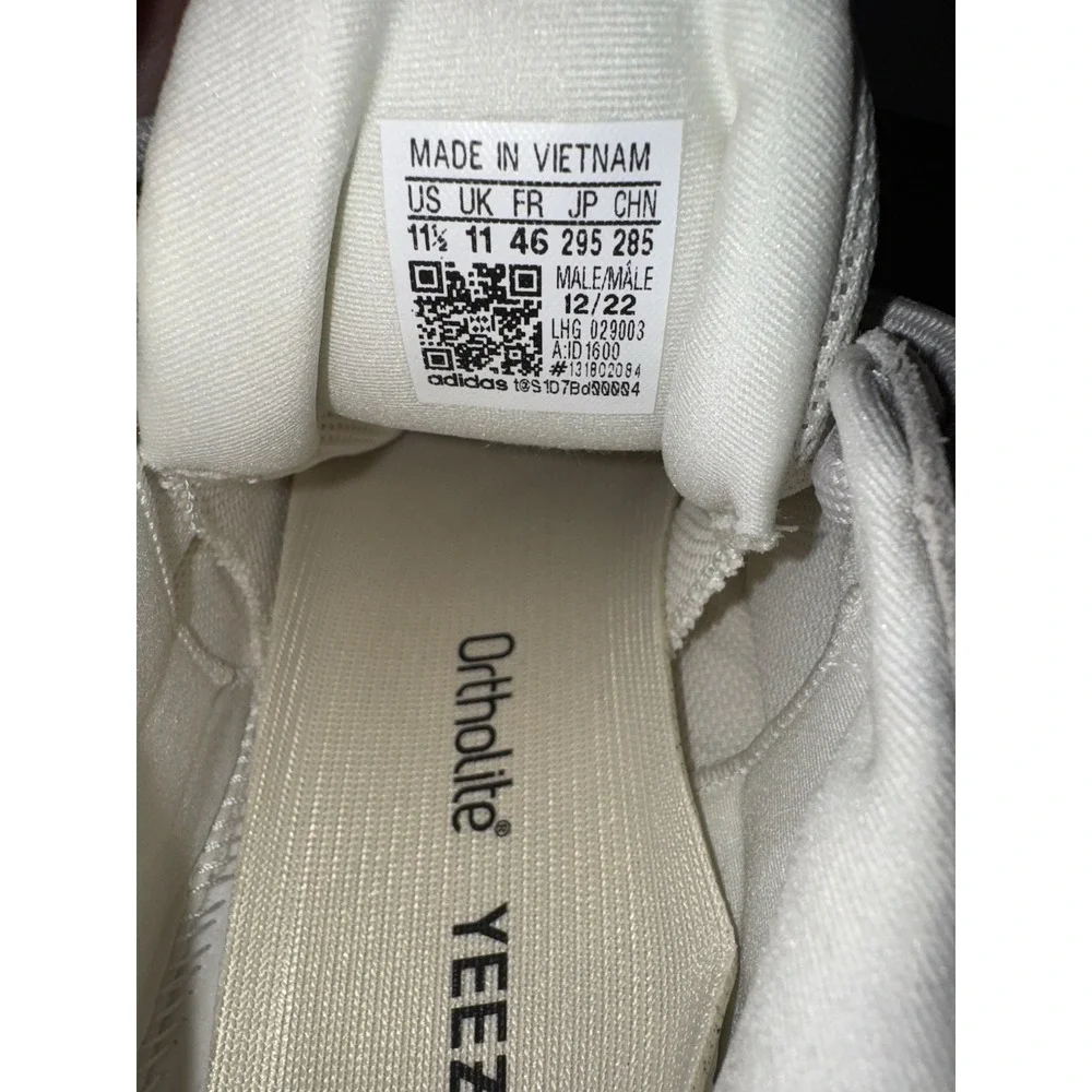 Adidas Mens Yeezy 500 Lace Up Sneakers Shoes Casual - Off White - Size 11.5‎ M